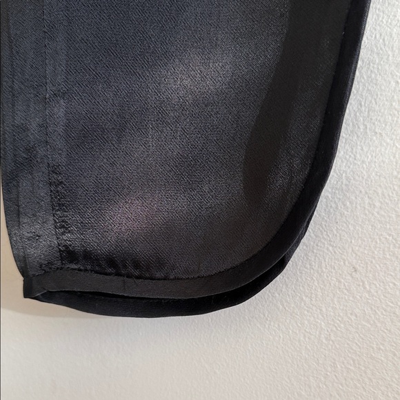 Zara Satin Black Pants - Picture 3 of 4